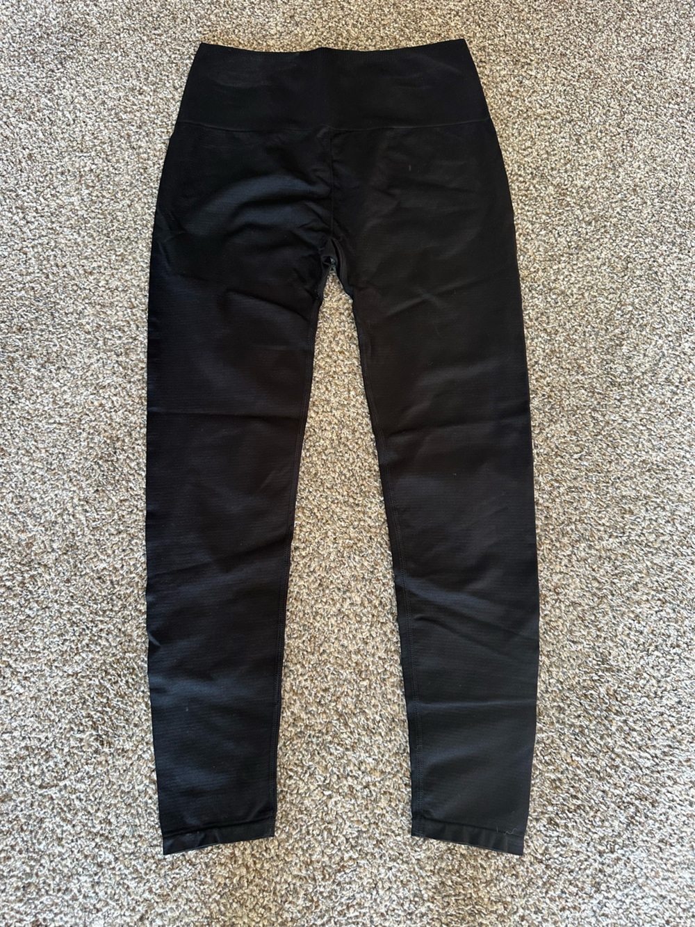 Fabletics Black High-Waist Textured Leggings